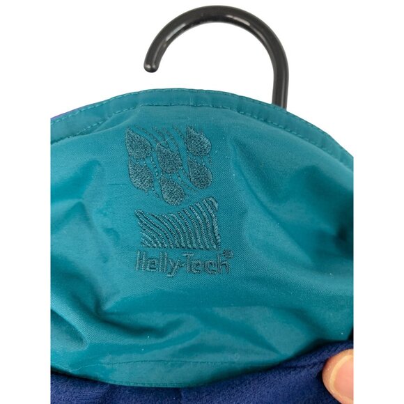 Helly Hansen Mens VTG 90s Waterproof Insulated Parka Teal Purple S RY10367 EUC - Picture 12 of 12